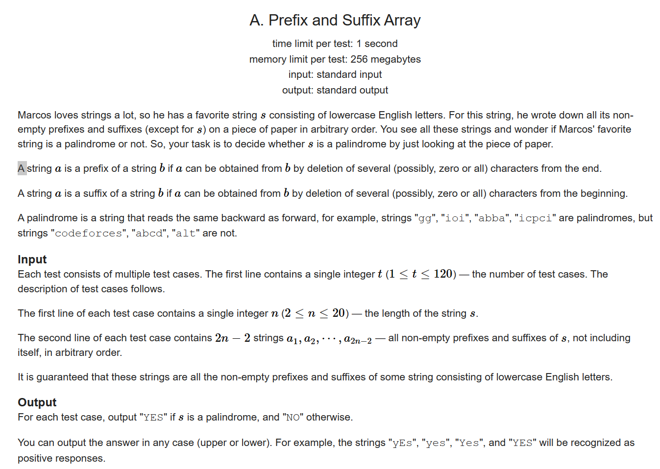 Prefix and Suffix Array 题解-CSDN博客