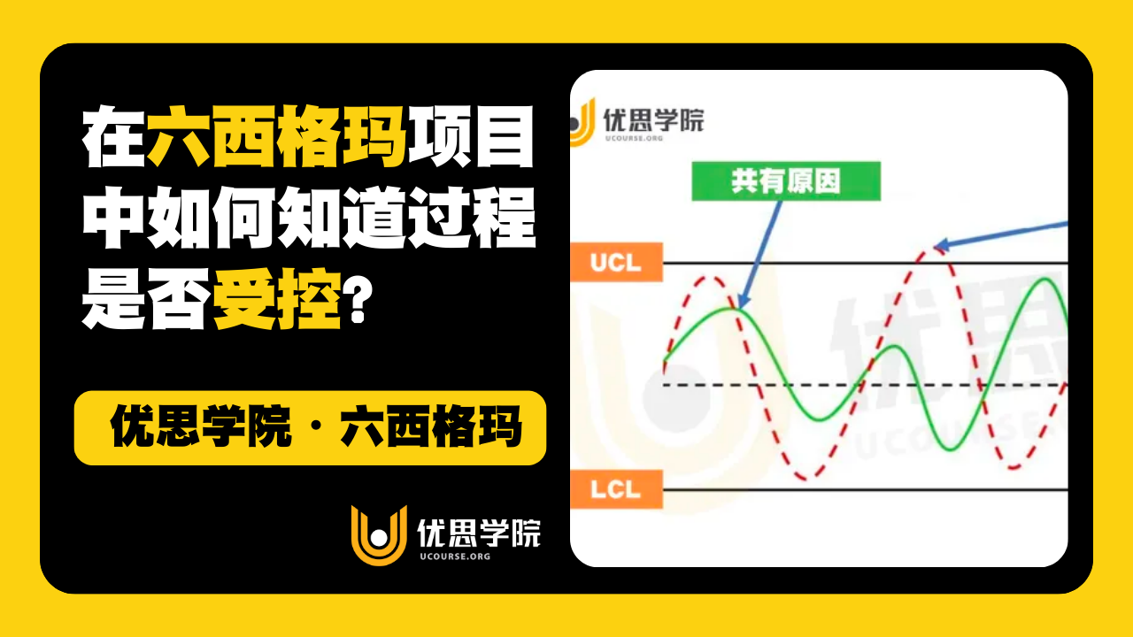 优思学院｜在六西格玛项目中如何知道过程是否受控？