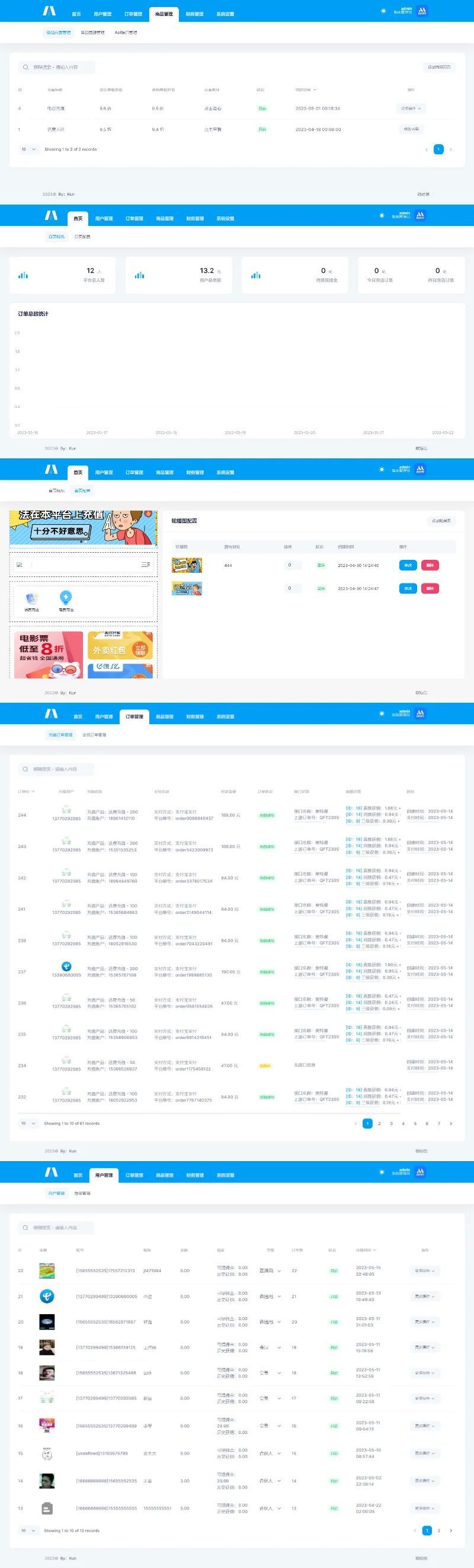 2023 首发 全新自定义首页充值页面h5充值系统源码_会说源码的博客