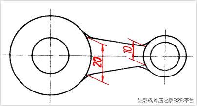 斜度符号标注_机械图纸尺寸标注规则,图文详解!-CSDN博客