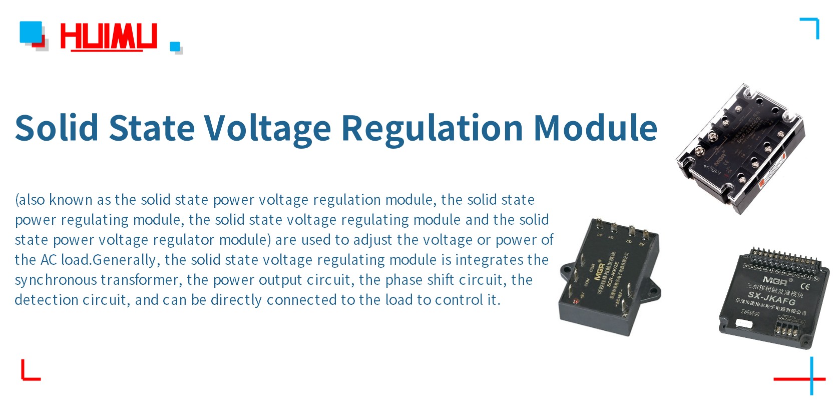What is Solid State Voltage Regulation Module? More detail via www.@huimultd.com