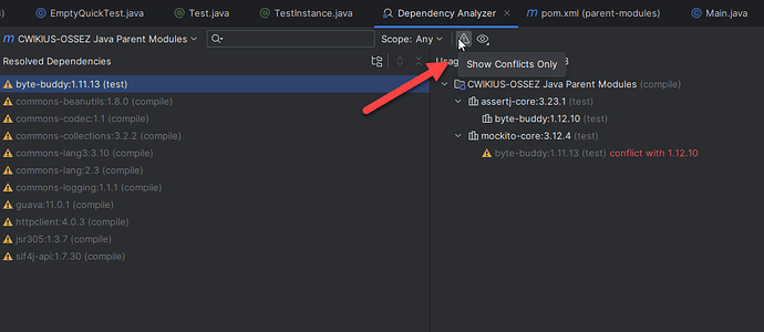 IntelliJ IDEA Maven 项目的依赖分析