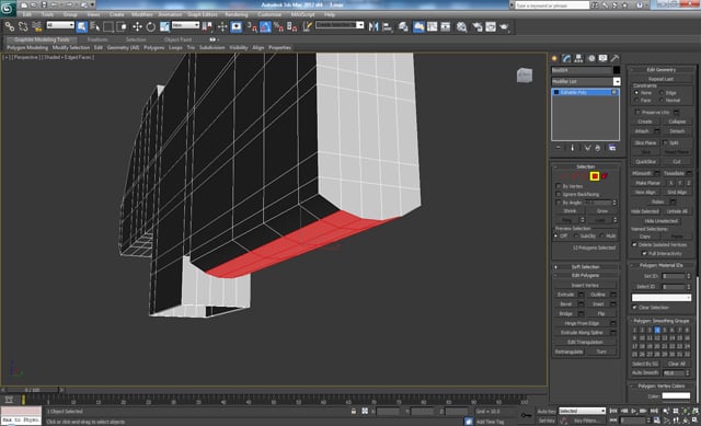 3D 工作室最大建模教程未来派螺栓枪