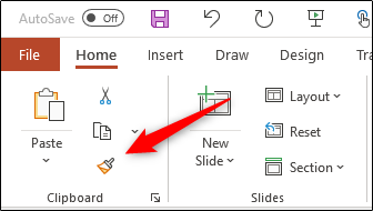 Click the Format Painter icon. 