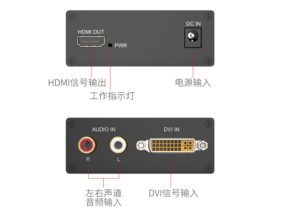 DVI转HDMI转换器DHA接口