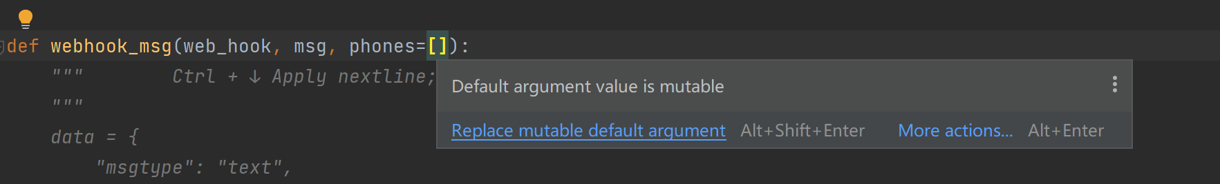 关于Default argument value is mutable_Python