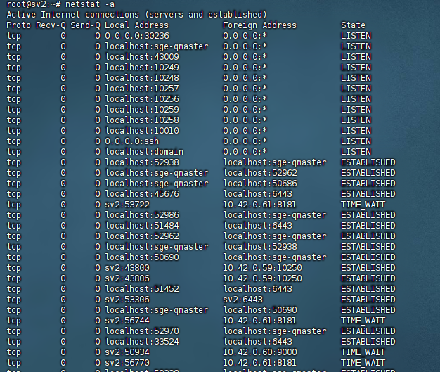 netstat -a