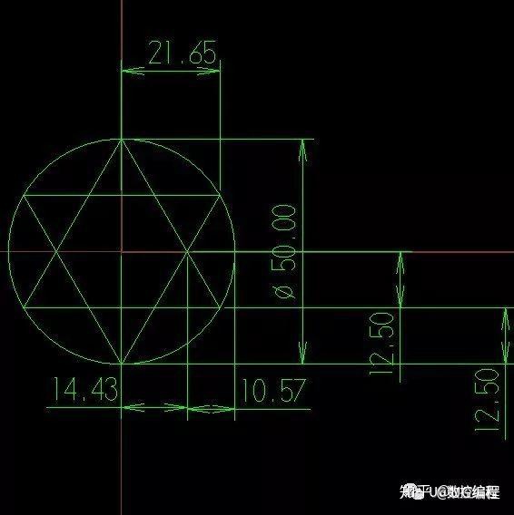 c语言sin程序怎么写_用数控铣床加工六芒星，程序应该怎么写？