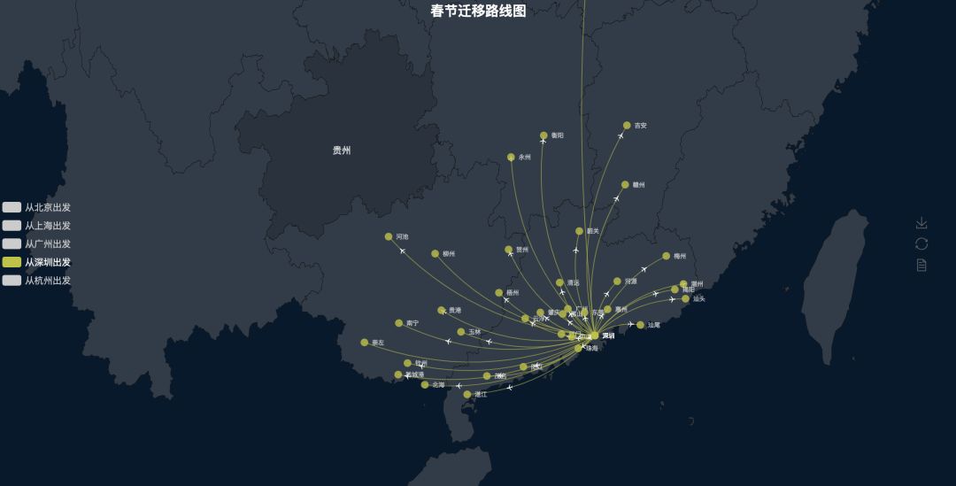 python看春运万条拼车数据背后的春节迁徙地图