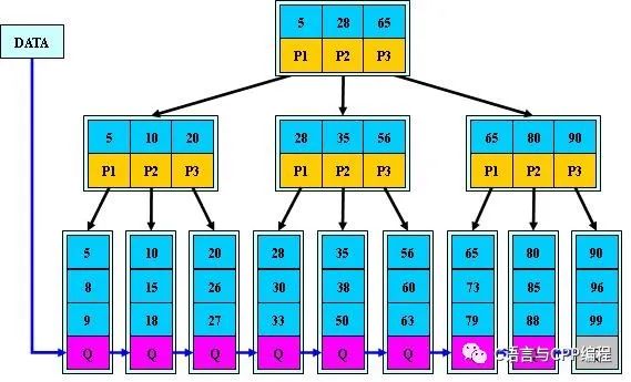 九种查找算法-B树/B+树