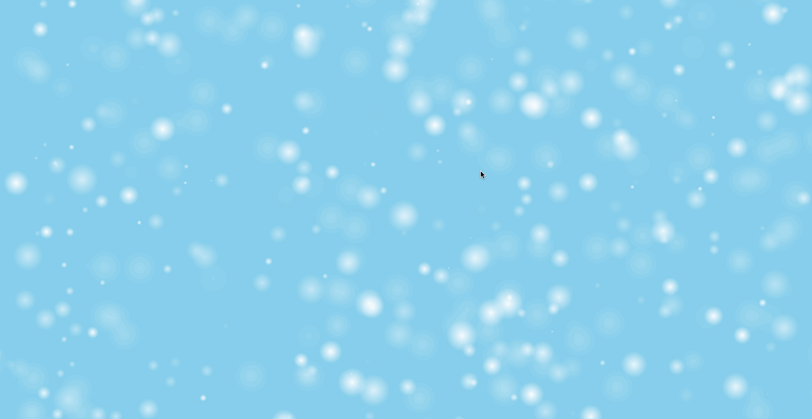 JS 动画：给网页下个雪吧