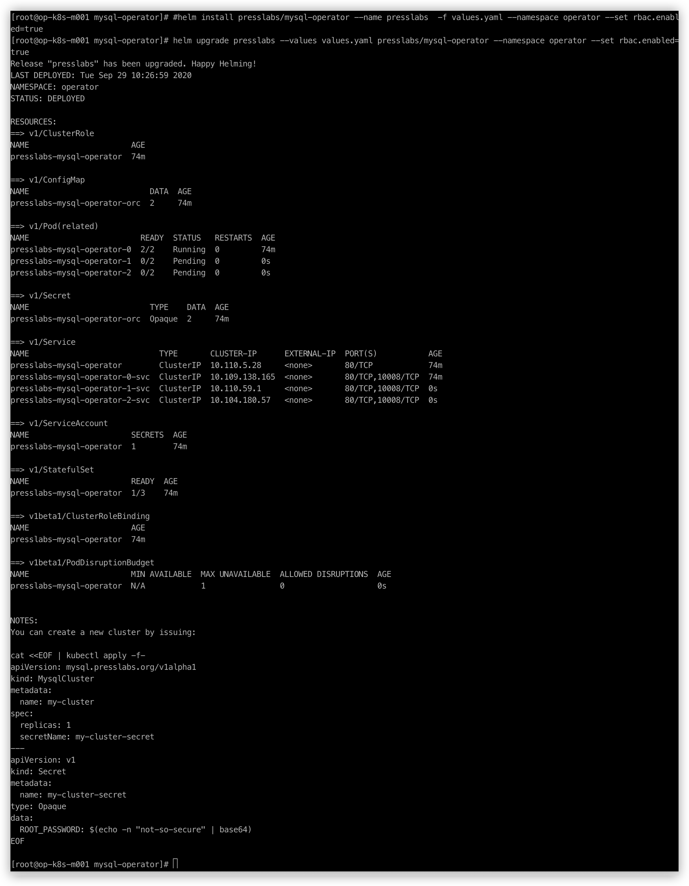 helm安装 mysqlCSDN博客