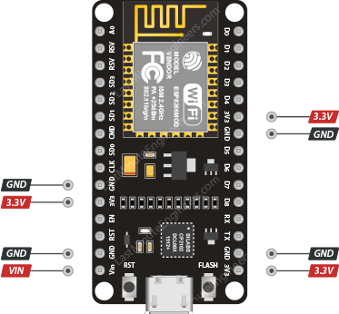 ESP8266 电源引脚