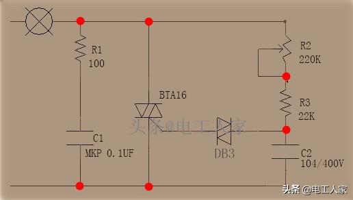 bta41可控硅调温电路图图片