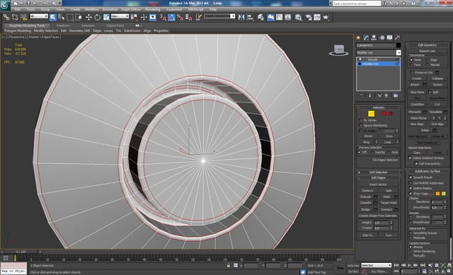 3D Studio Max モデリング チュートリアル未来的なボルトガン