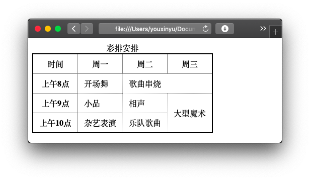 CSS入门到精通——表格样式