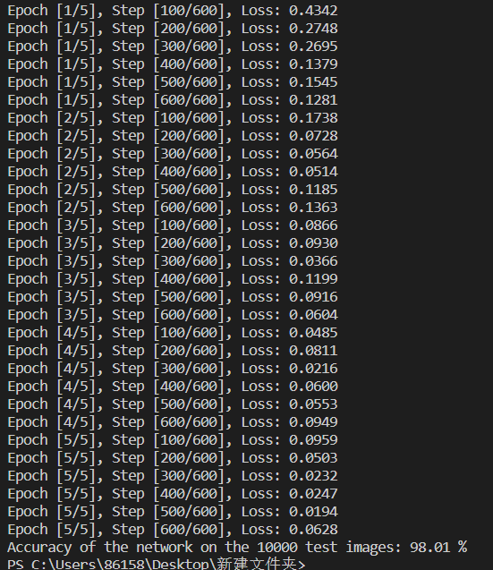 Pytorch全连接神经网络实现手写数字识别