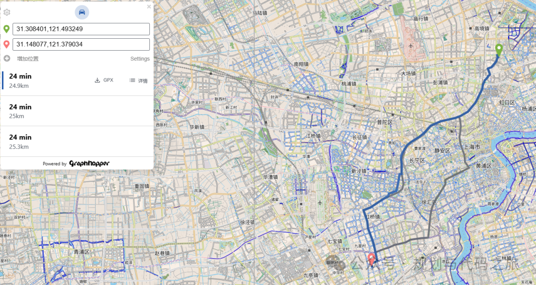 GraphHopper：开源路线规划引擎