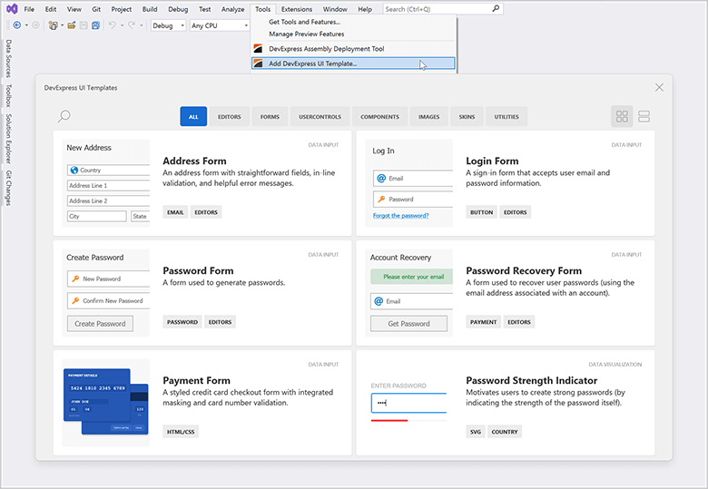 界面组件DevExpress WinForms v23.1 - TreeList、UI模板全新升级