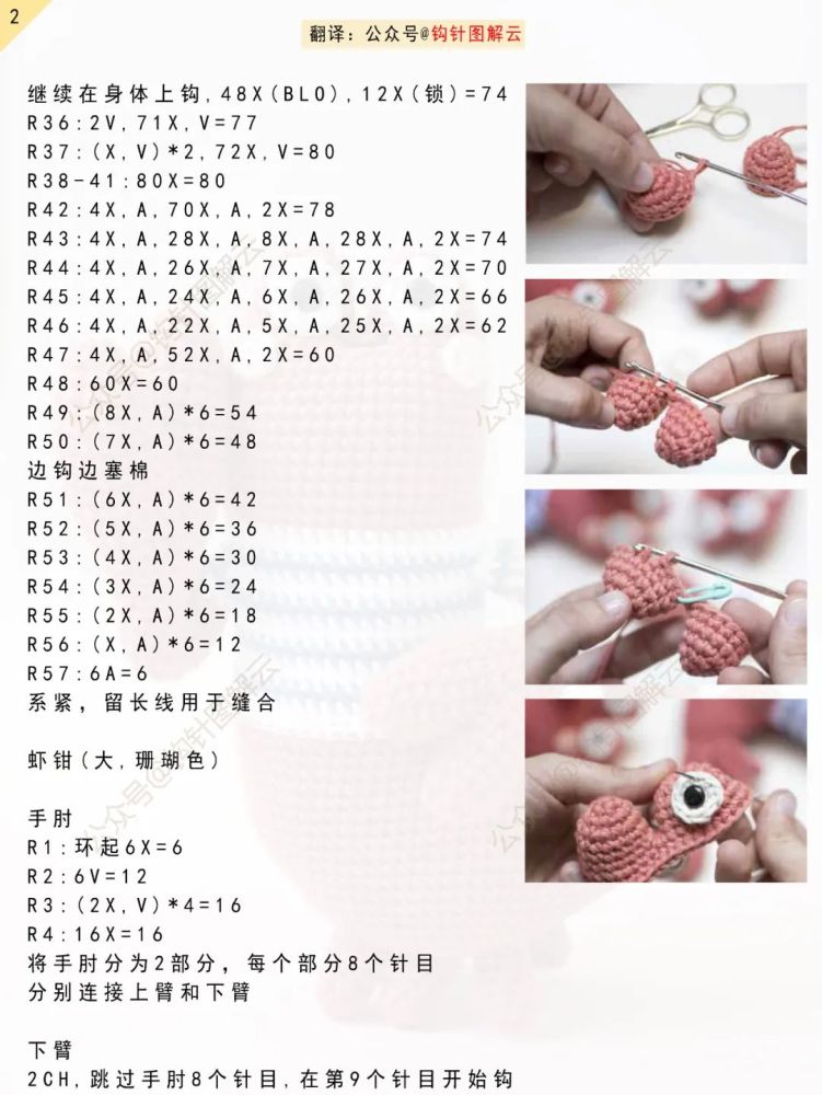 rsatool使用步骤图解_钩针图解|龙虾菲利普,上菜!