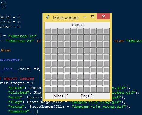 <span style='color:red;'>python</span>趣味<span style='color:red;'>编程</span>-扫雷游戏 <span style='color:red;'>GUI</span> 应用程序