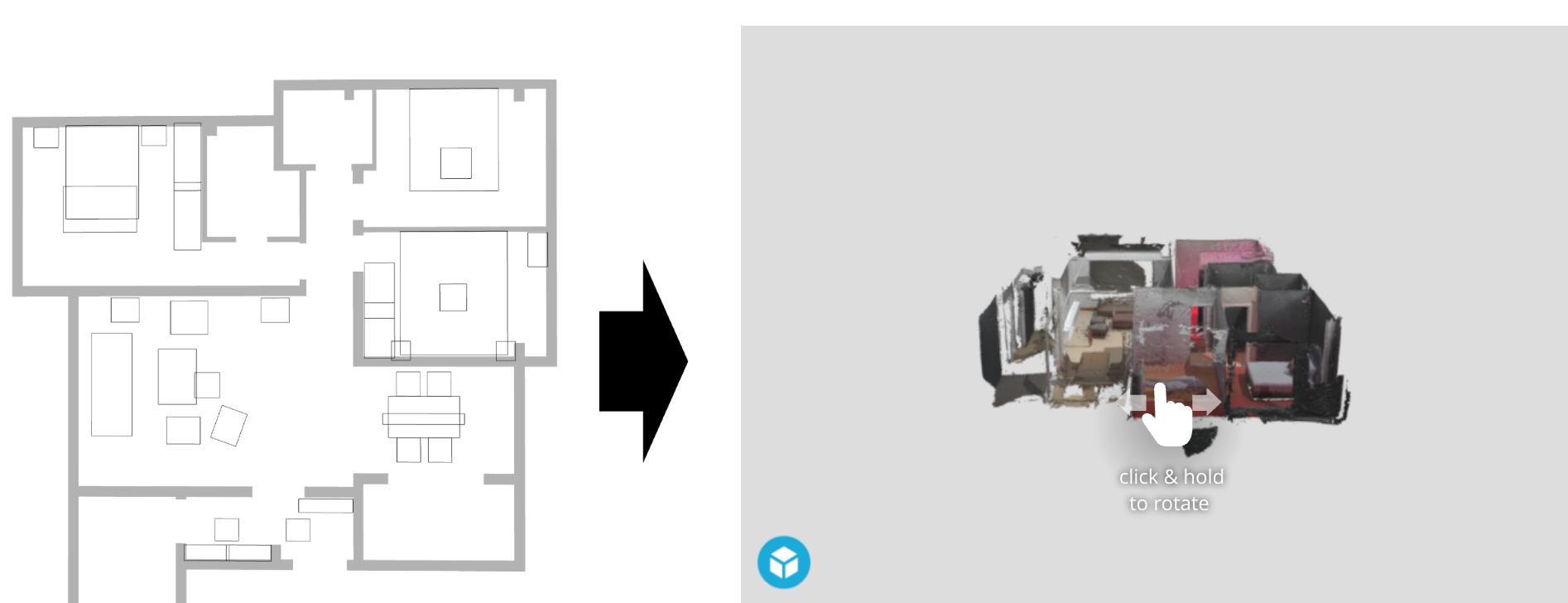 家装设计师福音！HouseCrafter，一键将房子的平面图转成完整的3D室内场景！_图像生成_07