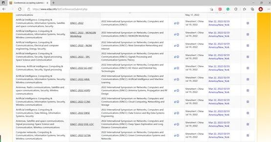 【重要征稿】IEEE 2022年网络、计算机和通信国际学术研讨会（ISNCC2022）