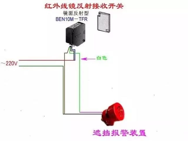 呼救按钮接线图图片