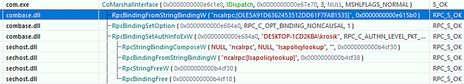 string_binding_in_comarshall 接口