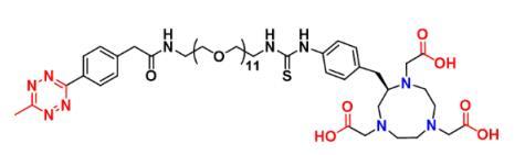 双功能螯合剂：MeTz-PEG11-NOTA，甲基四嗪十一聚乙二醇NOTA，试剂有哪些特点？