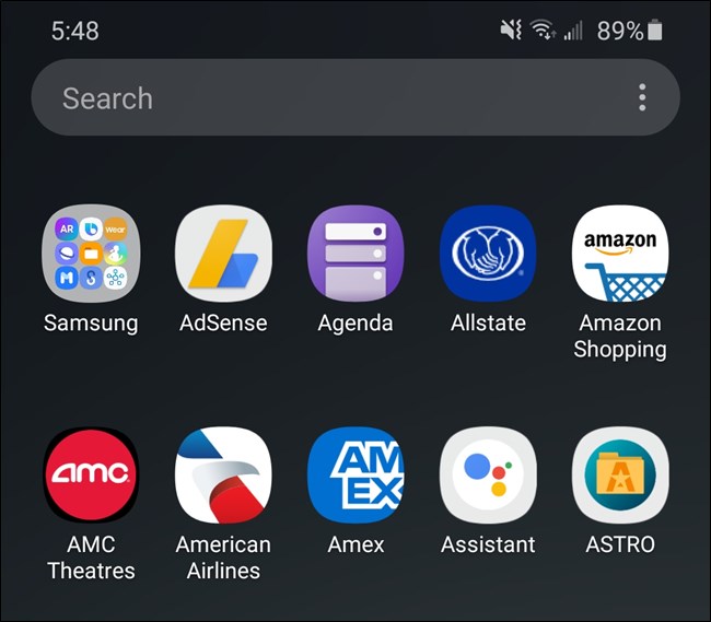 Samsung Galaxy S20 App Drawer Is Now Sorted Alphabetically