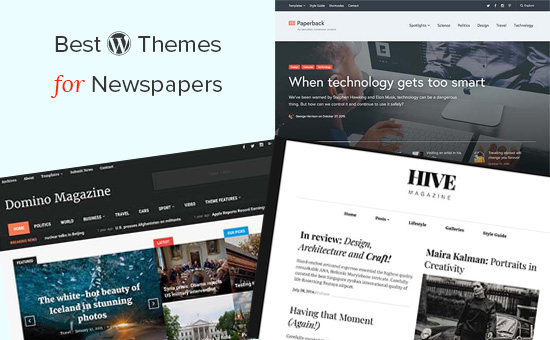 WordPress themes for newspaper websites