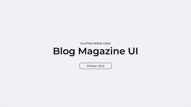 flutter制作博客展示平台，现已支持 Web、macOS 应用、Android 和 iOS