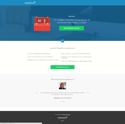 Landing Page