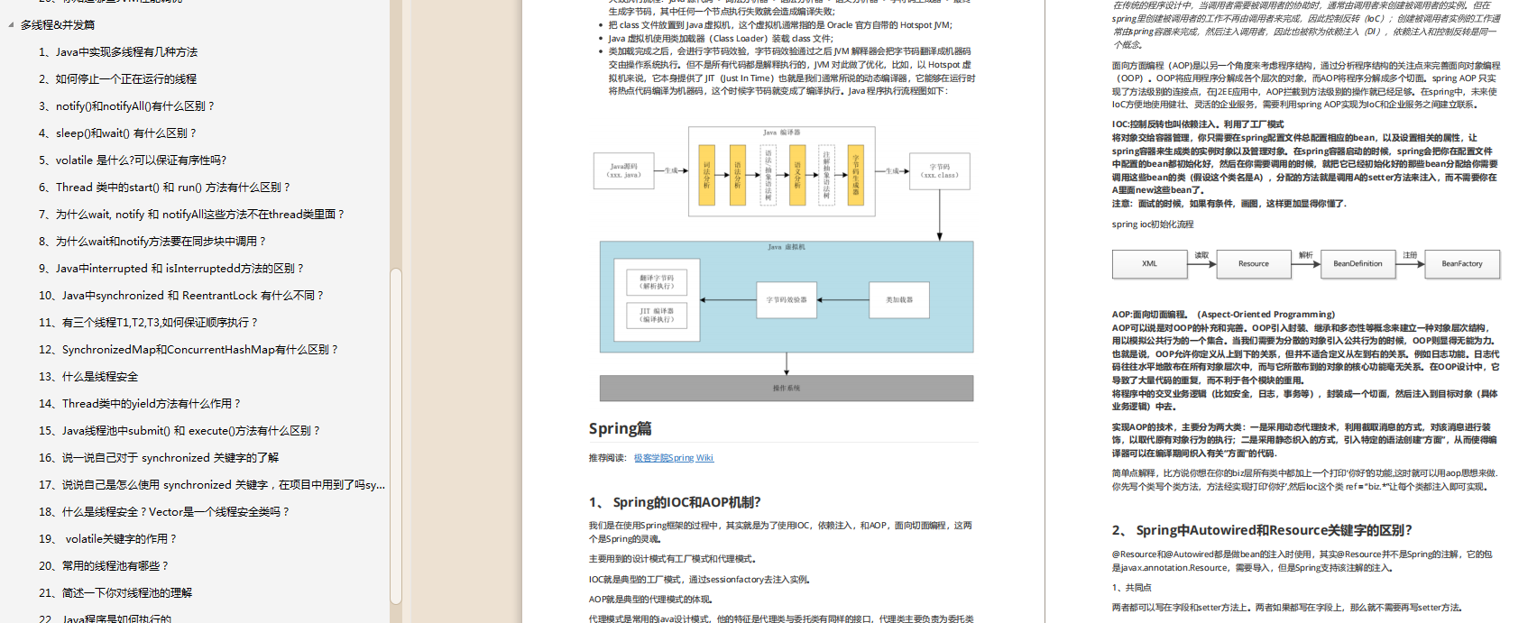 全网独家首发！一份破解大厂面试官千层套路的Spring源码笔记