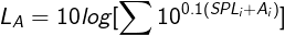 A声级的计算公式