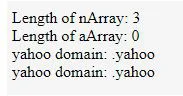 javascript 5 中的关联数组