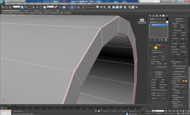 3D Studio Max モデリング チュートリアル未来的なボルトガン