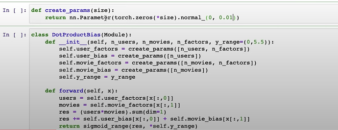 DotProductBias-pytorch