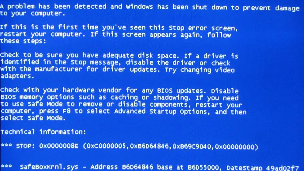 win10卸载电脑管家就蓝屏电脑怎么又突然死机了