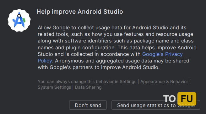 Help improve Android Studio