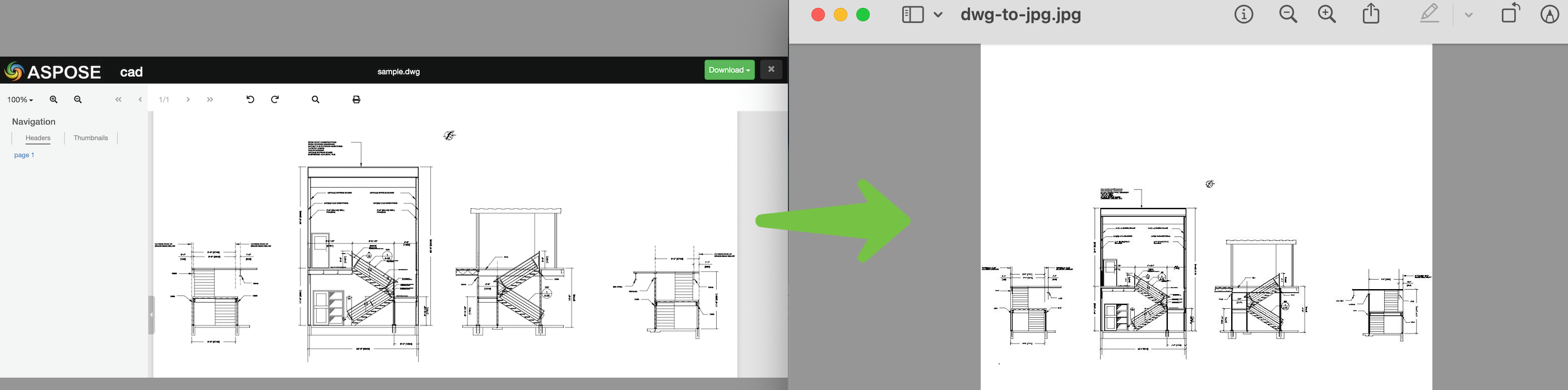 dwg 到 jpg 转换