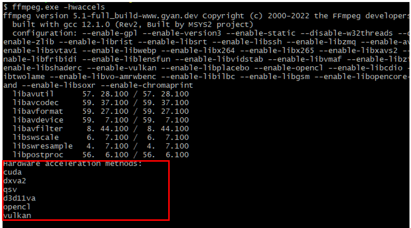 ffmpeg 硬件加速介绍