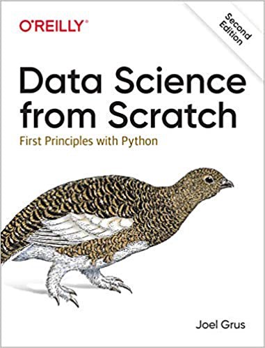 Data Science from Scratch | Source: Amazon | Best Data Science Books | Data Science Books
