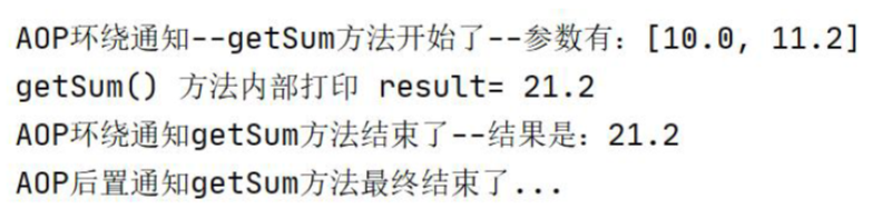 spring-aop的切入表达式和JoinPoint的使用以及怎么返回通知获取结果和在异常通知中获取异常还有环绕通知