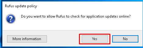 Check Rufus Updates