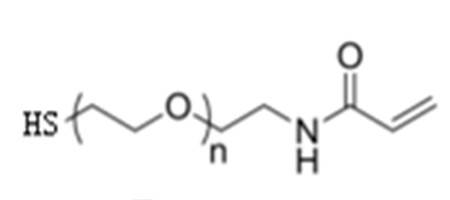 ACA-PEG2000-Thiol，丙烯酰胺和秋季修饰的PEG，Acrylamide-PEG-Thiol