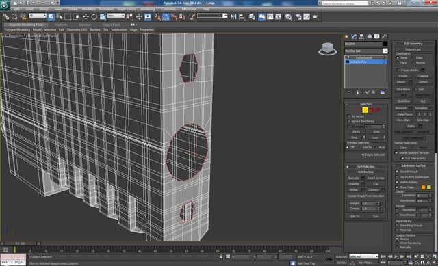 3D Studio Max モデリング チュートリアル未来的なボルトガン