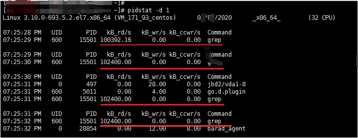 Linux finds the process that occupies a high disk IO read and write method