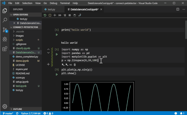 jupyter 代码自动补全_VSCode支持Jupyter的原生编辑模式,最强数据科学编辑工具诞生...-CSDN博客